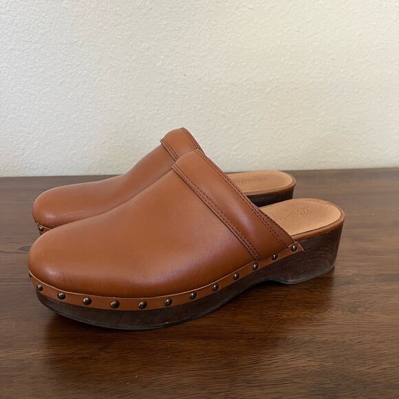 Madewell The Cecily Clog in Oiled Leather Cottagecore Boho Minimalist - Picture 11 of 12